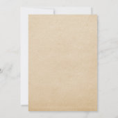 Invitation de mise en vente Orange Deco Chic (Dos)