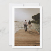 Invitation de Miss Minimalist Bridal Shower (Dos)