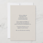 Invitation de Mitzvah de barre de style de (Dos)