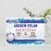 Invitation de Mitzvah de barre d'ÉCLABOUSSURE de (Debout devant)