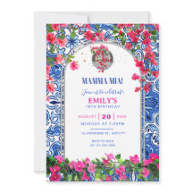 Invitation de modèle d'anniversaire sur le thème d