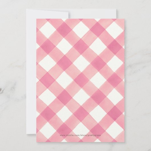 Invitation de modèle de petite citrouille pour une (Dos)