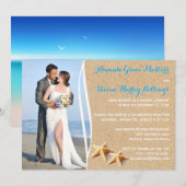 Invitation de modèle de photo uniquement pour la r (Devant / Derrière)