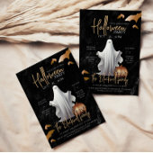 Invitation de modèle élégant pour une soirée d'Hal