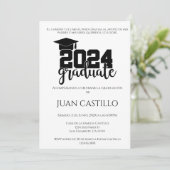 Invitation de Moderne Graduate 2024 (Debout devant)