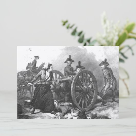 Invitation de Molly Pitcher Cannon (Debout devant)