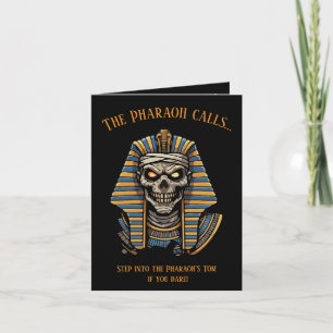 🖤 Invitation de Momie du Pharaon Noir 🎃✉️