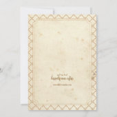 Invitation de monogramme de conte de fées (Dos)