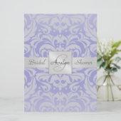 Invitation de monogramme de Fête de la mariée de (Debout devant)