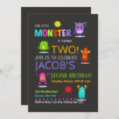 Invitation de monstres stupides (Devant / Derrière)