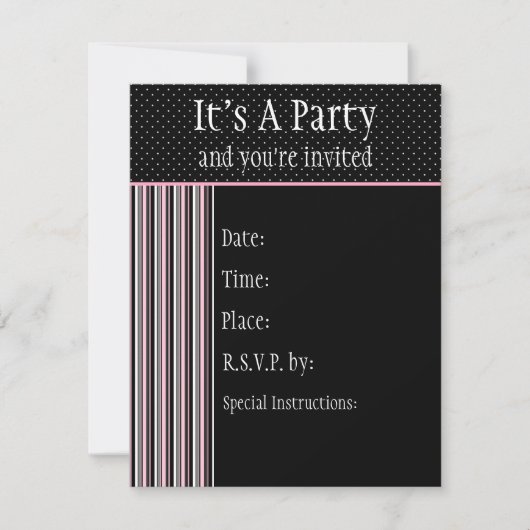 Invitation de motel de sièste (Devant)