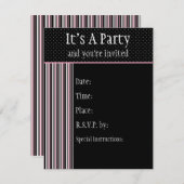 Invitation de motel de sièste (Devant / Derrière)