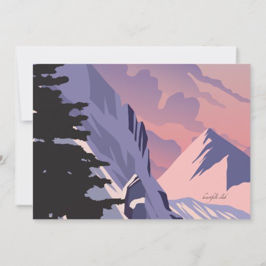 Invitation de motoneige (Dos)