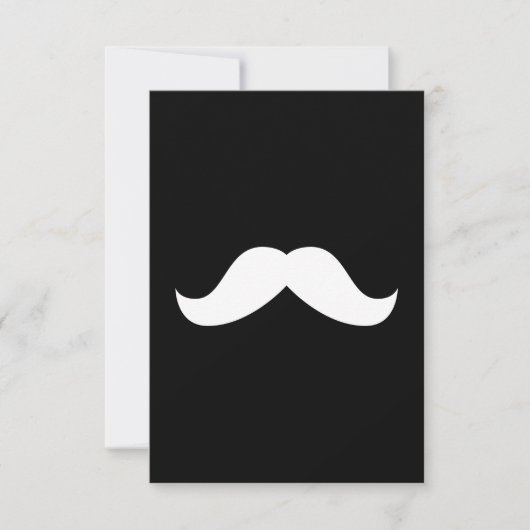 Invitation de moustache (Devant)