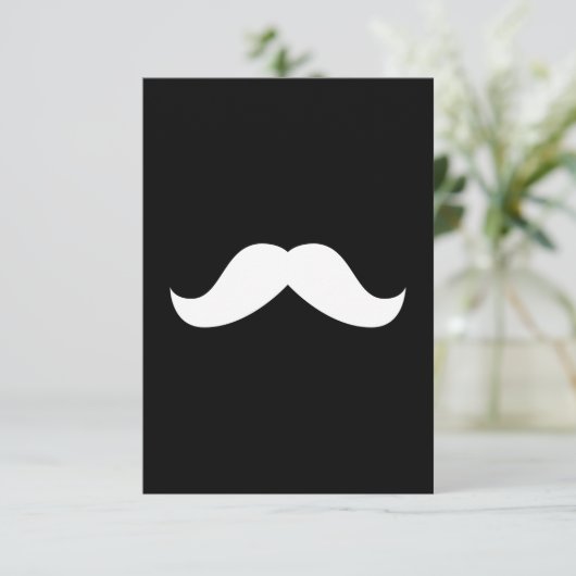 Invitation de moustache (Debout devant)