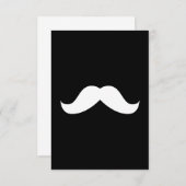 Invitation de moustache (Devant / Derrière)