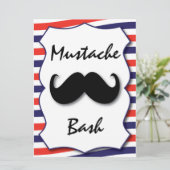 Invitation de moustache (Debout devant)