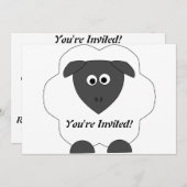 Invitation de mouton (Devant / Derrière)