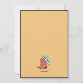 Invitation de musique country (Dos)