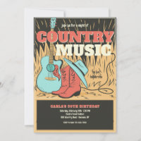 Invitation de musique country