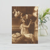 Invitation de musique romantique d'amour et de rom (Debout devant)