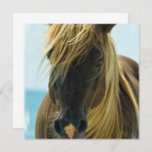 Invitation de Mustang Horse (Devant / Derrière)