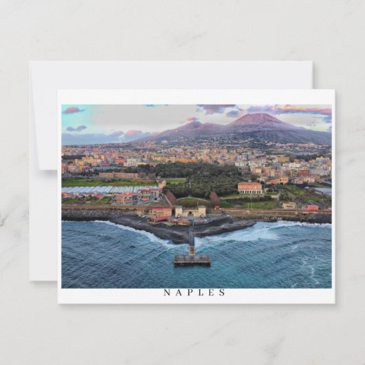 Invitation de Naples Italie (Devant)