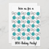 Invitation de Navajo Pearl Bow (Devant / Derrière)