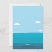 Invitation de navire à voile de Columbus (Dos)