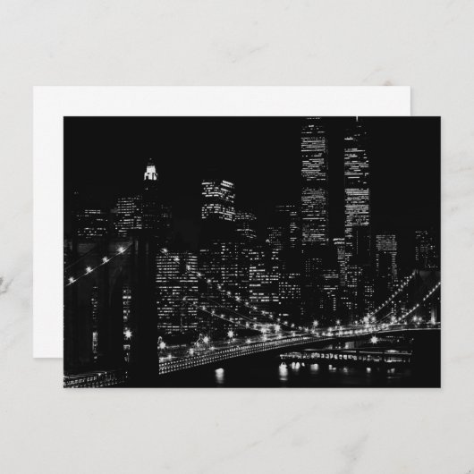 Invitation de New York (Devant / Derrière)