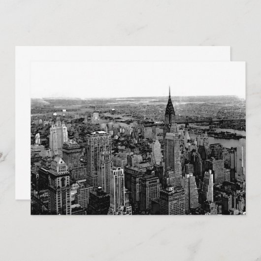 Invitation de New York (Devant / Derrière)