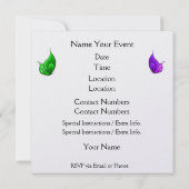 Invitation de Noah's Ark (Dos)