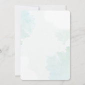 Invitation de Noah's Ark Baby shower (Dos)