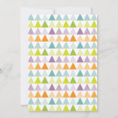 Invitation de Noah's Ark Baby shower (Dos)