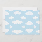 Invitation de Noah's Ark Baby shower (Dos)