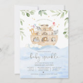Invitation de Noah's Ark Baby Sprinkle (Devant)