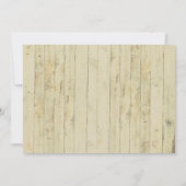 Invitation de Noah's Ark Wood Baby shower (Dos)