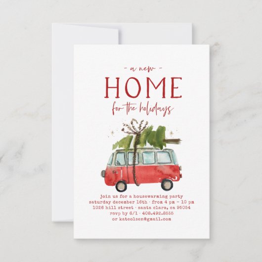 Invitation de Noël (Devant)