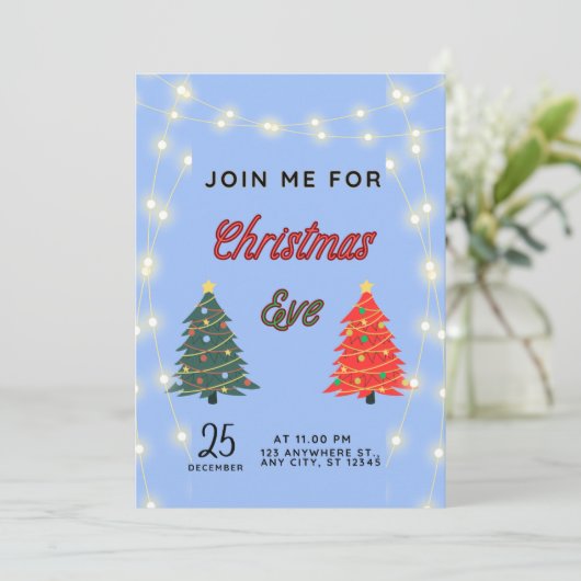 Invitation de Noël (Debout devant)