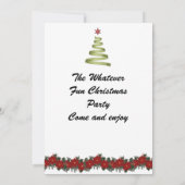 Invitation de Noël (Dos)