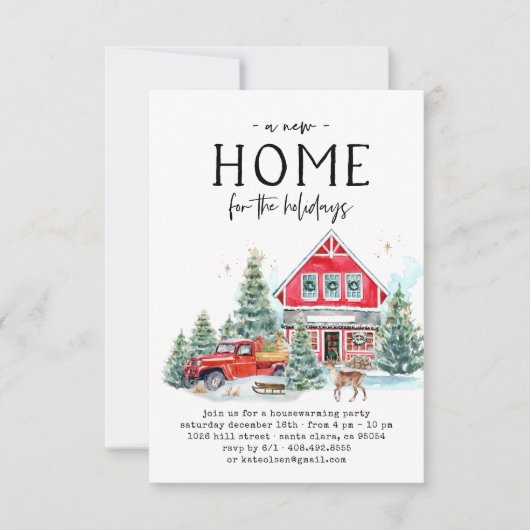 Invitation de Noël (Devant)