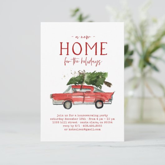 Invitation de Noël (Debout devant)