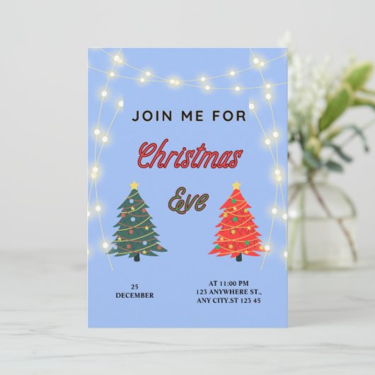 Invitation de Noël (Debout devant)