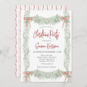 Invitation de Noël (Devant / Derrière)