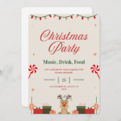 Invitation de Noël (Devant / Derrière)