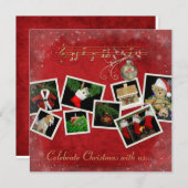 Invitation de Noël (Devant / Derrière)