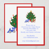 Invitation de Noël (Devant / Derrière)