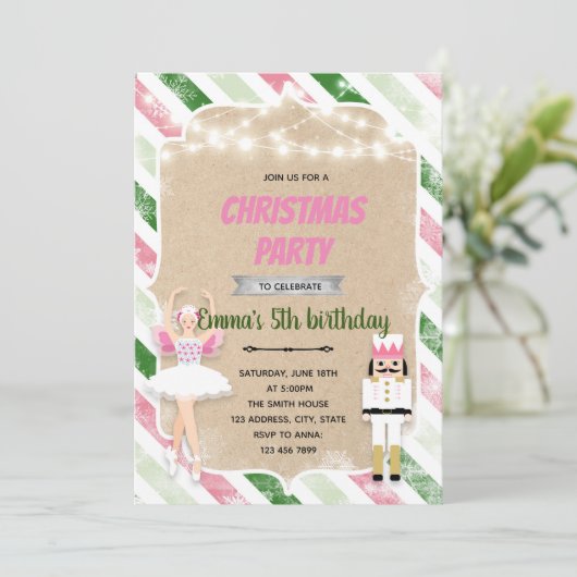 Invitation de Noël (Debout devant)