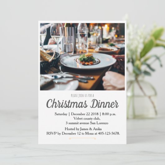 Invitation de Noël (Debout devant)