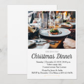 Invitation de Noël (Devant / Derrière)